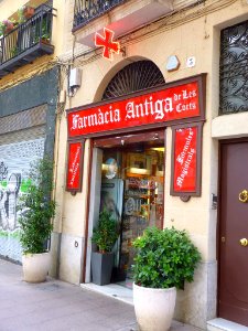 Barcelona - Plaça de la Concòrdia, Farmàcia Antiga 1