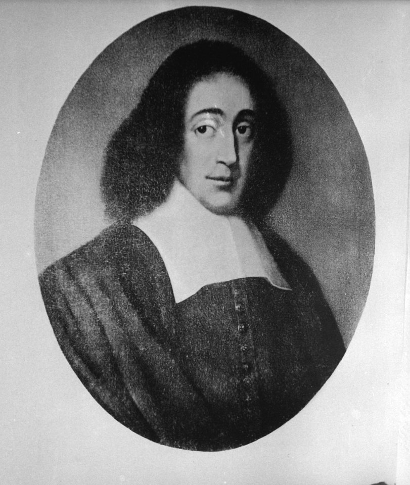 Baruch Spinoza, Nederlandse filosoof en lenzenslijper. Zijn bekendste werk is Et, Bestanddeelnr 935-0842