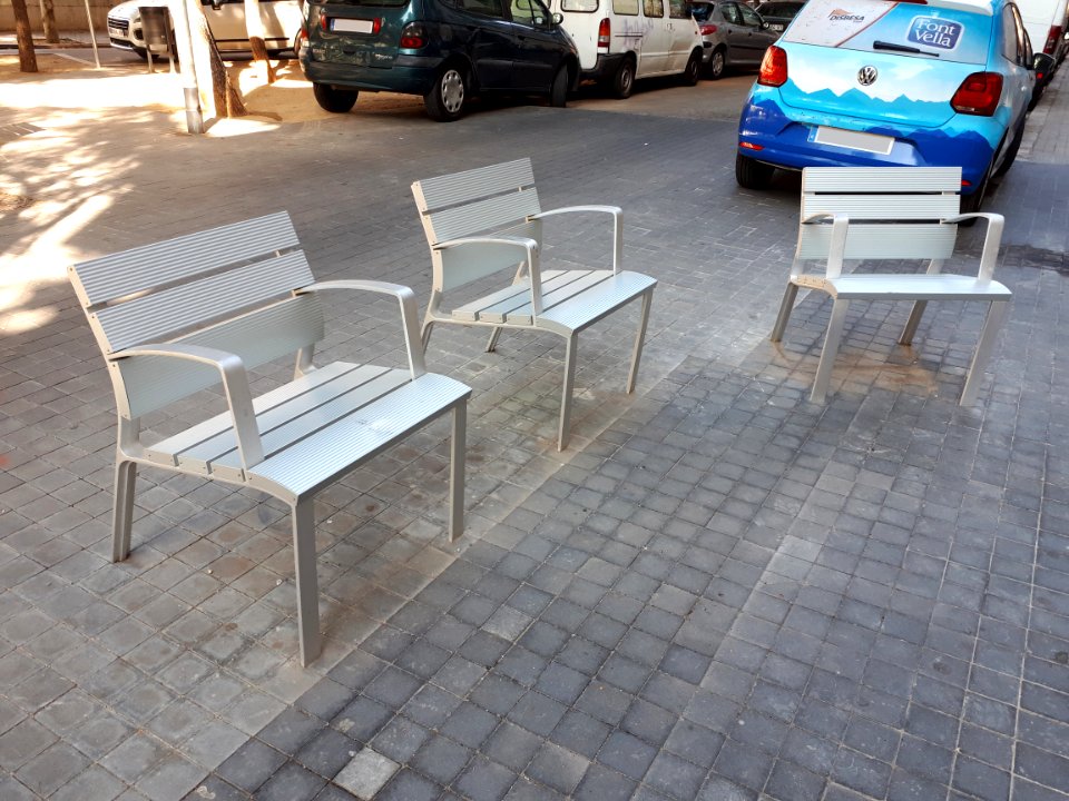 Barcelona single seat benches 2017 B