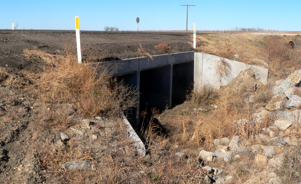 Barton County bridge 650 from SE 1
