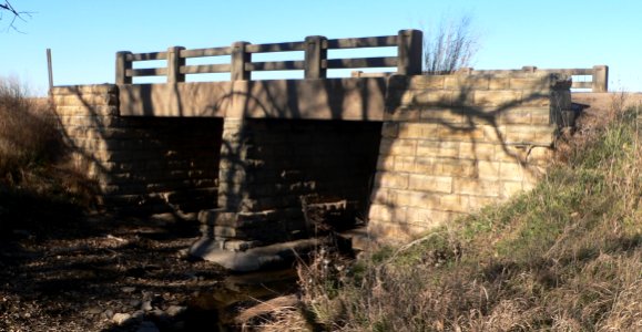 Barton County bridge 218 from SE 1