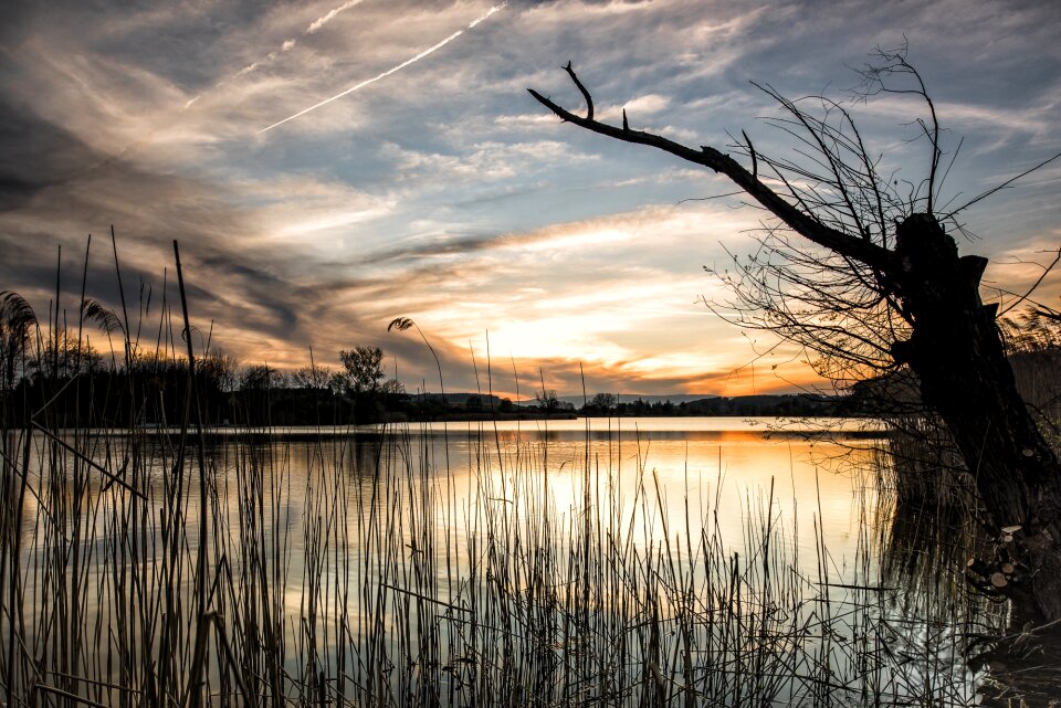 Water sunset rest