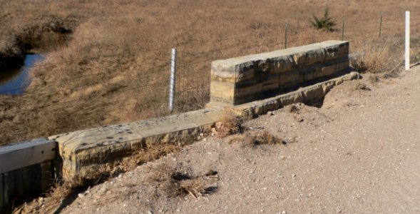 Barton Co Beaver Creek NE 50 Ave bridge, W side 1