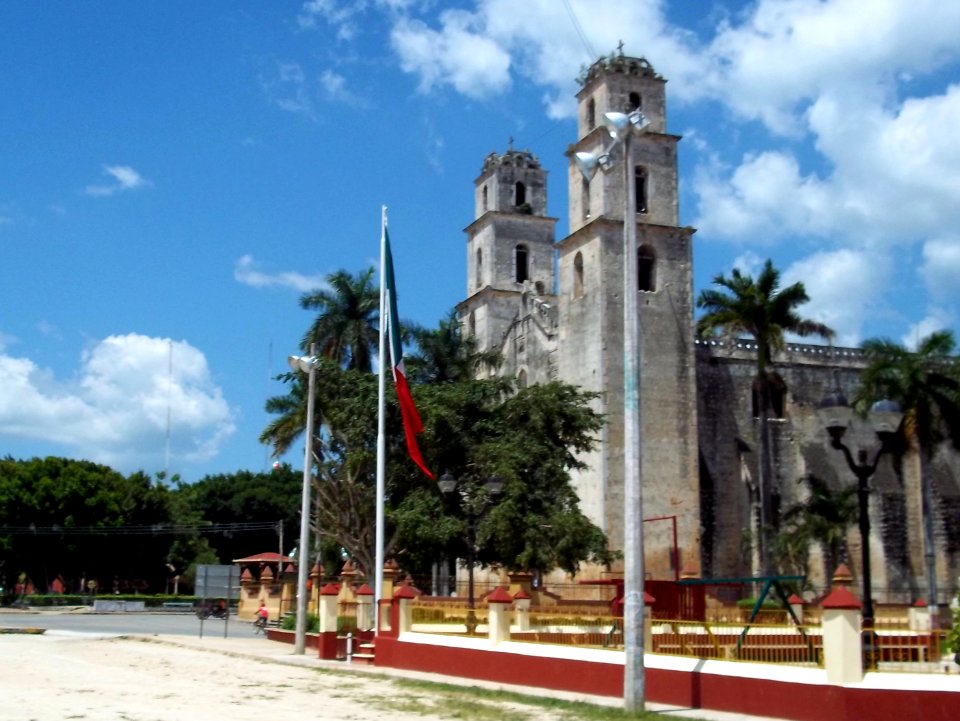 Bandera de México en Espita 2