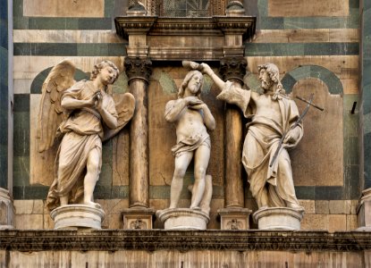 Baptism of Christ Baptistery Florence copy