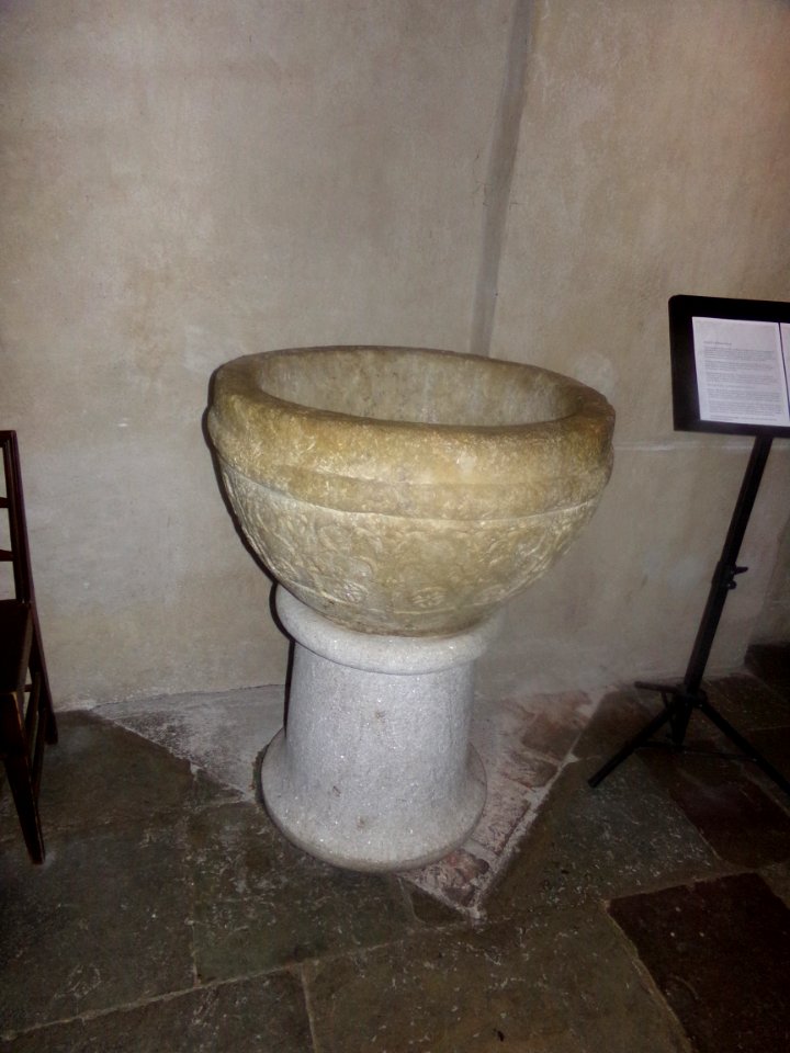 Baptismal font in Turku Cathedral