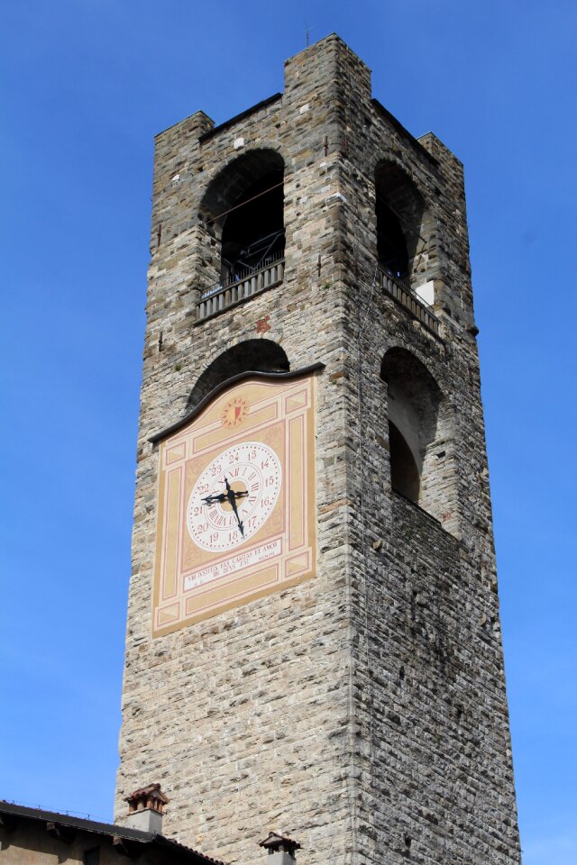 Historical centre bergamo alta lombardy