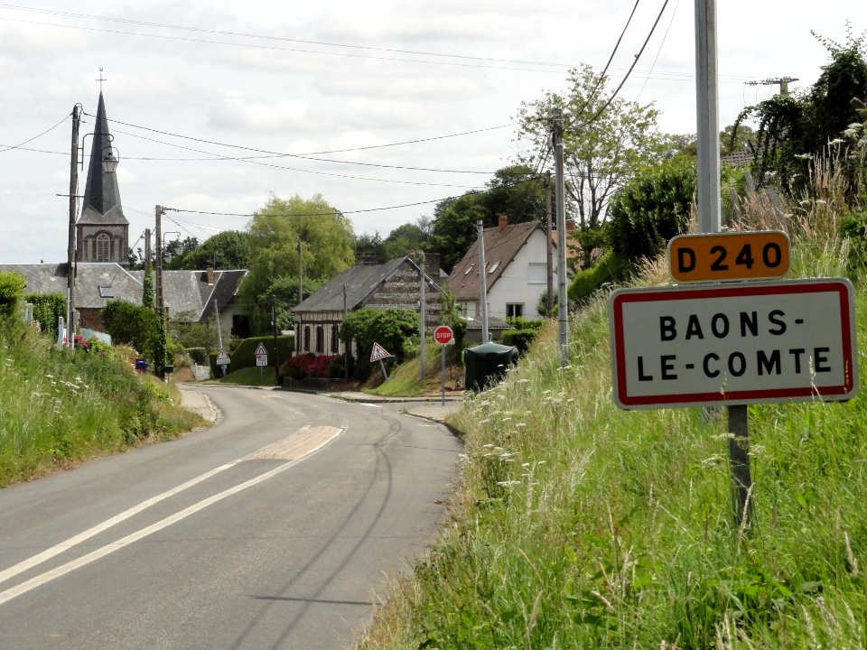 Baons-le-Comte (Seine-Mar.) entrée