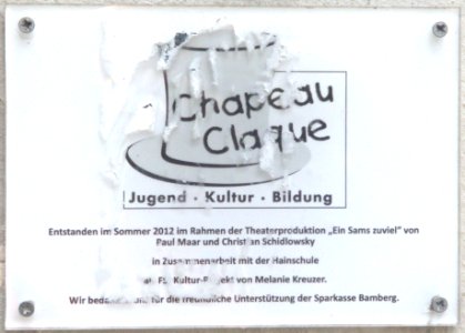 Bamberg, Am Leinritt – Mosaik 1 (Infotafel)