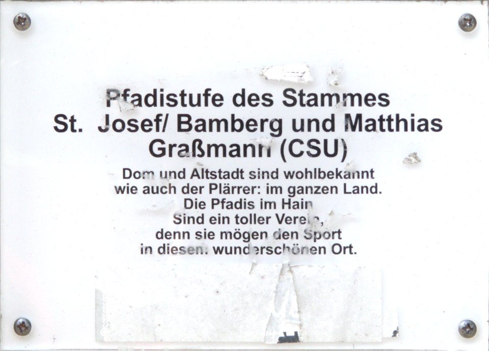 Bamberg, Am Leinritt – Mosaik 5 (Infotafel)
