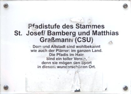 Bamberg, Am Leinritt – Mosaik 5 (Infotafel)