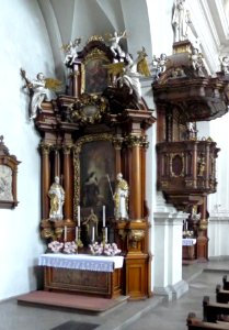 Bamberg Karmelitenkloster Altar der Heiligen Theresia von Avila