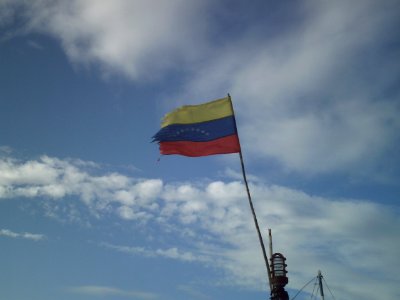 Bandera de Venezuela en Penero Margariteno photo