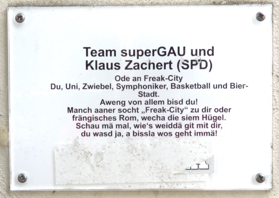 Bamberg, Am Leinritt – Mosaik 2 (Infotafel)