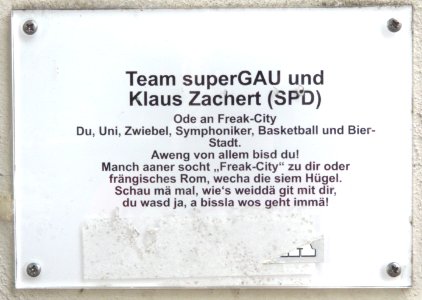 Bamberg, Am Leinritt – Mosaik 2 (Infotafel)