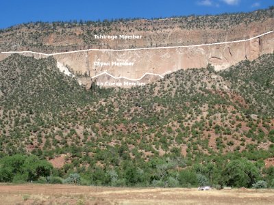 Bandelier Tuff San Diego Canyon legend photo