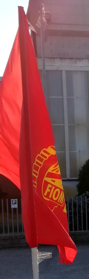 Bandiera FIOM - Gualtieri (RE)