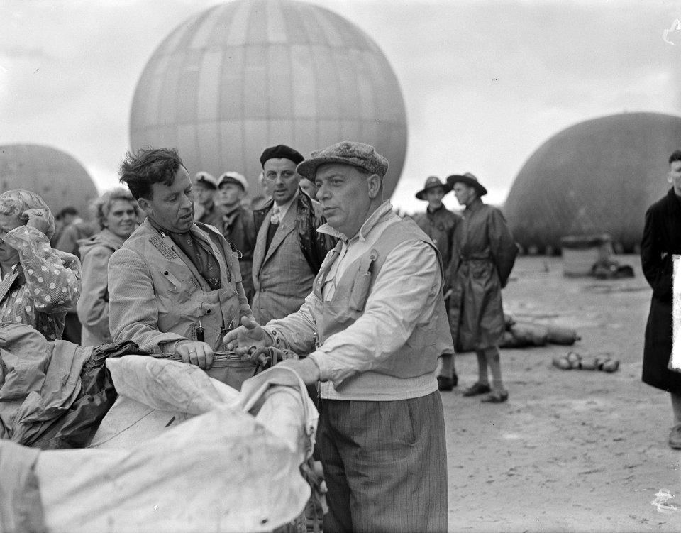 Ballonrace Amsterdam E. van Droogenbroek en Duchatelet, Bestanddeelnr 904-1612