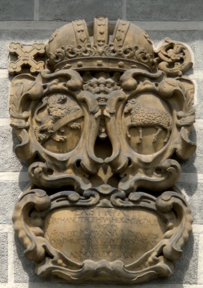 Bamberg, Unterer Kaulberg 30 – Wappen (Detail)