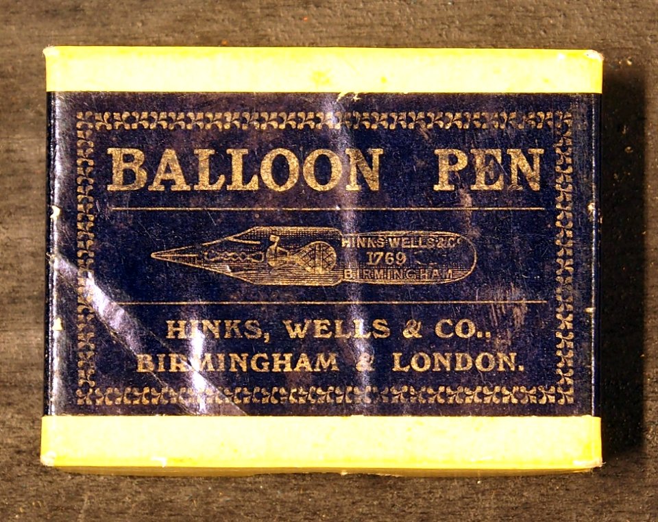 Balloon pen, Hinks, Wells & Co London