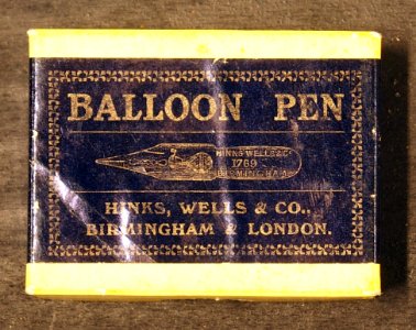 Balloon pen, Hinks, Wells & Co London