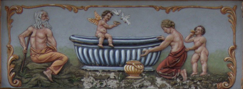 Bamberg, Am Leinritt – Hausgemälde (Detail 1)
