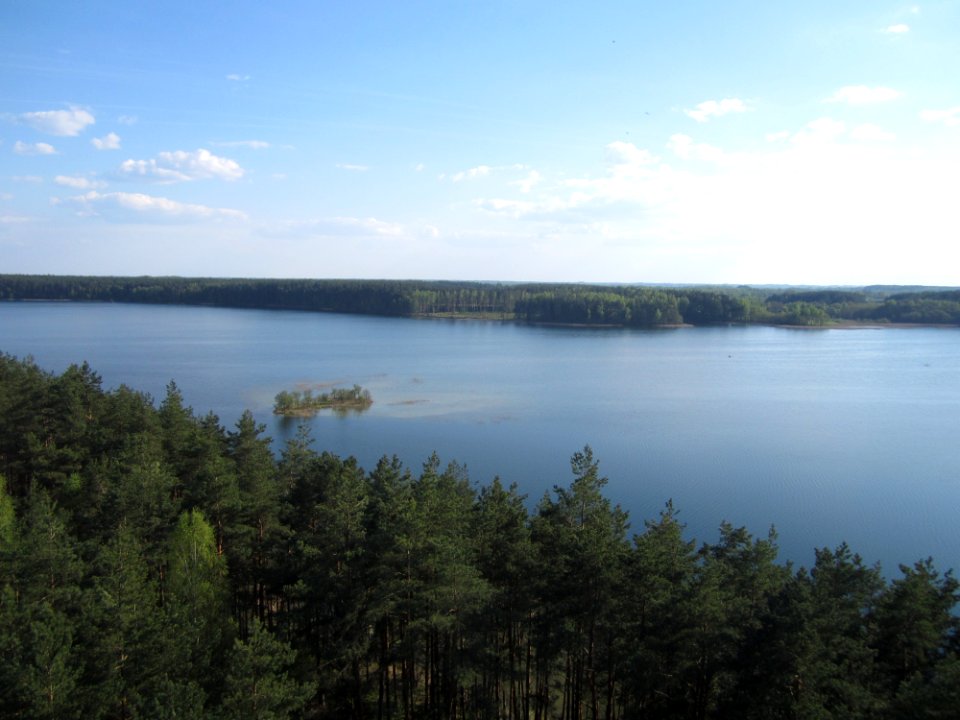 Baltieji Lakajai from Mindunai Observation Tower, 2016 02