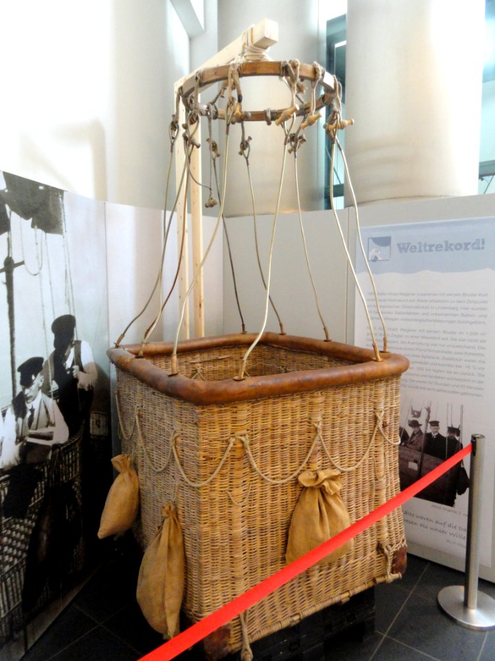 Balloon 1906 - Alfred Wegener - Naturmuseum Senckenberg - DSC02108