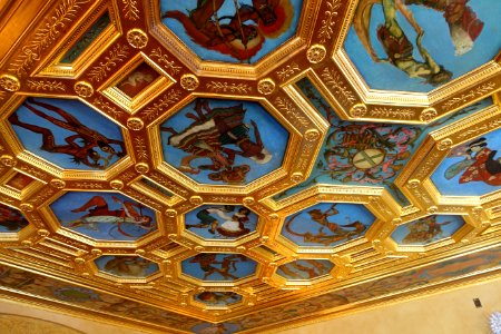 Ballroom ceiling - Cà d'Zan - John and Mable Ringling Museum of Art - Sarasota, FL - DSC00249