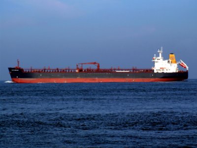 Baltic Merchant p5 leaving Port of Rotterdam, Holland