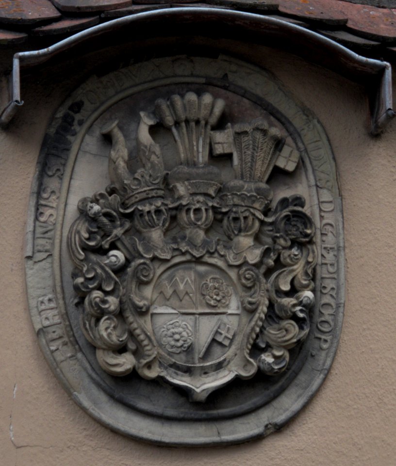 Bamberg, Hinterer Bach 2 – Wappen (Detail)