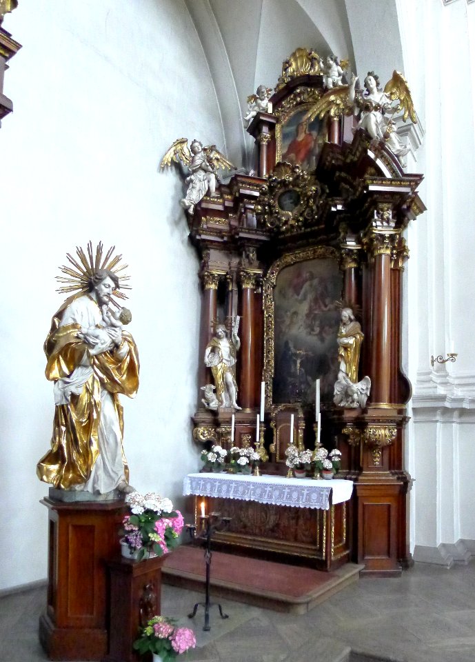 Bamberg Karmelitenkloster Altar des Heiligen Albert von Sizilien