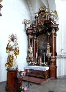 Bamberg Karmelitenkloster Altar des Heiligen Albert von Sizilien
