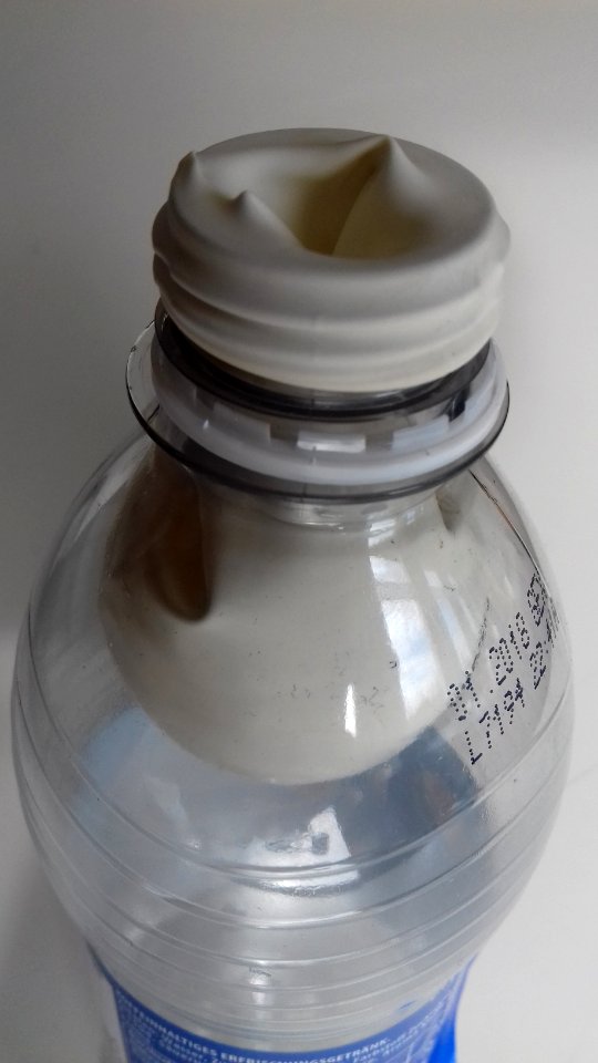 Balloon in bottle