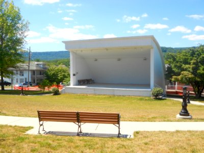 Bandshell downtown McConnellsburg PA