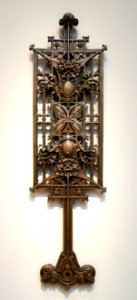 Baluster from the Schlesinger and Mayer Store (later Carson Pirie Scott), by George Grant Elmslie, 1899-1904, cast iron - Chazen Museum of Art - DSC02458