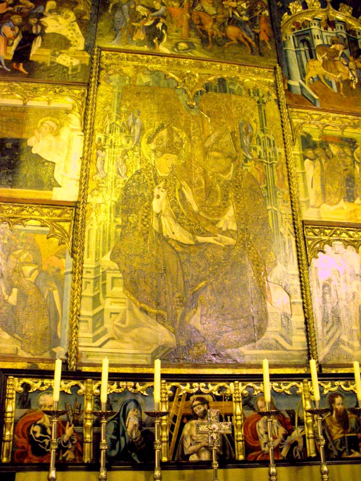 Barcelona - Catedral 022 - Capilla de San Pedro Apostol, San Martin de Tours y San Ambrosio de Milan