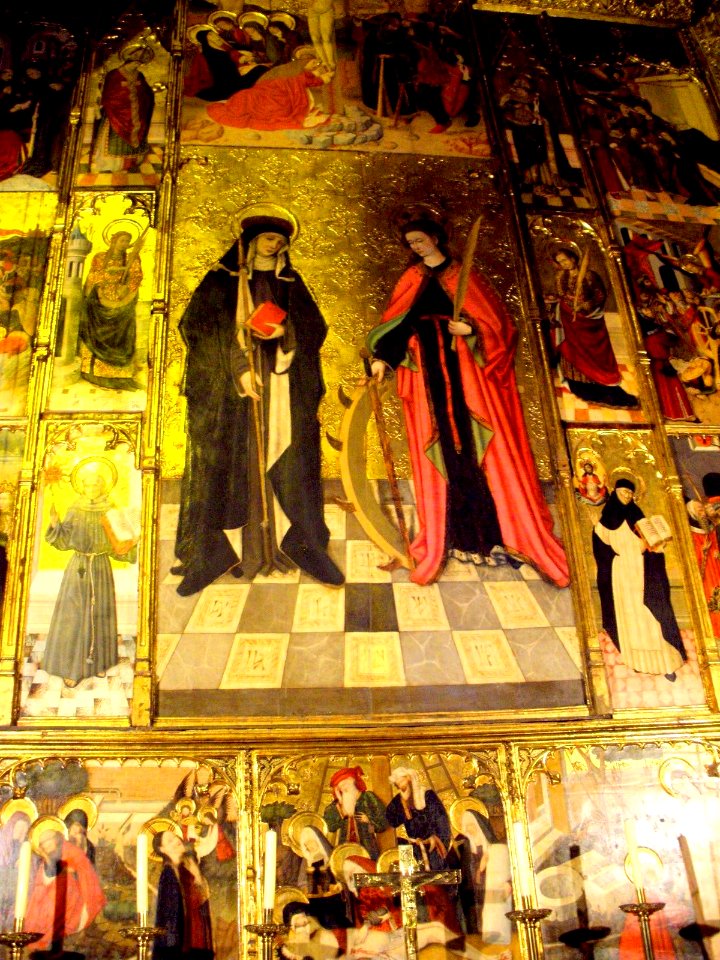 Barcelona - Catedral 021 - Capilla de Santa Clara y Santa Catalina