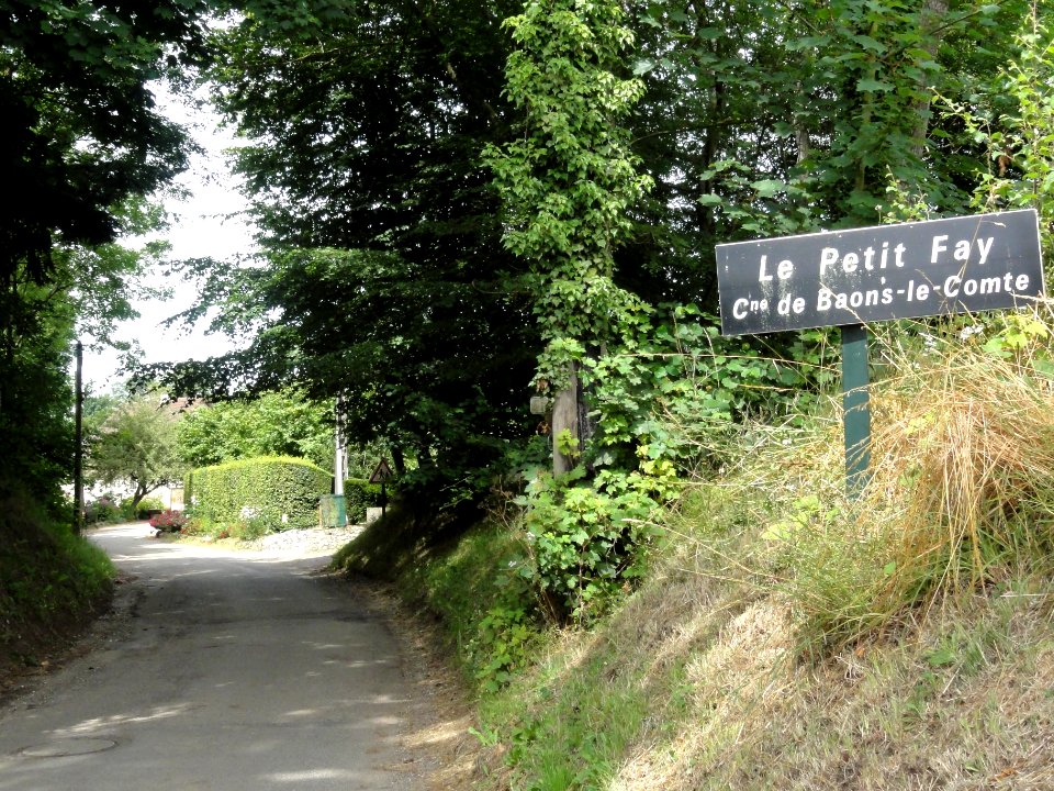 Baons-le-Comte (Seine-Mar.) entrée Le Petit Fay