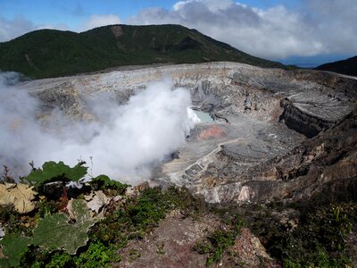 Volcano poás costa rica central america photo