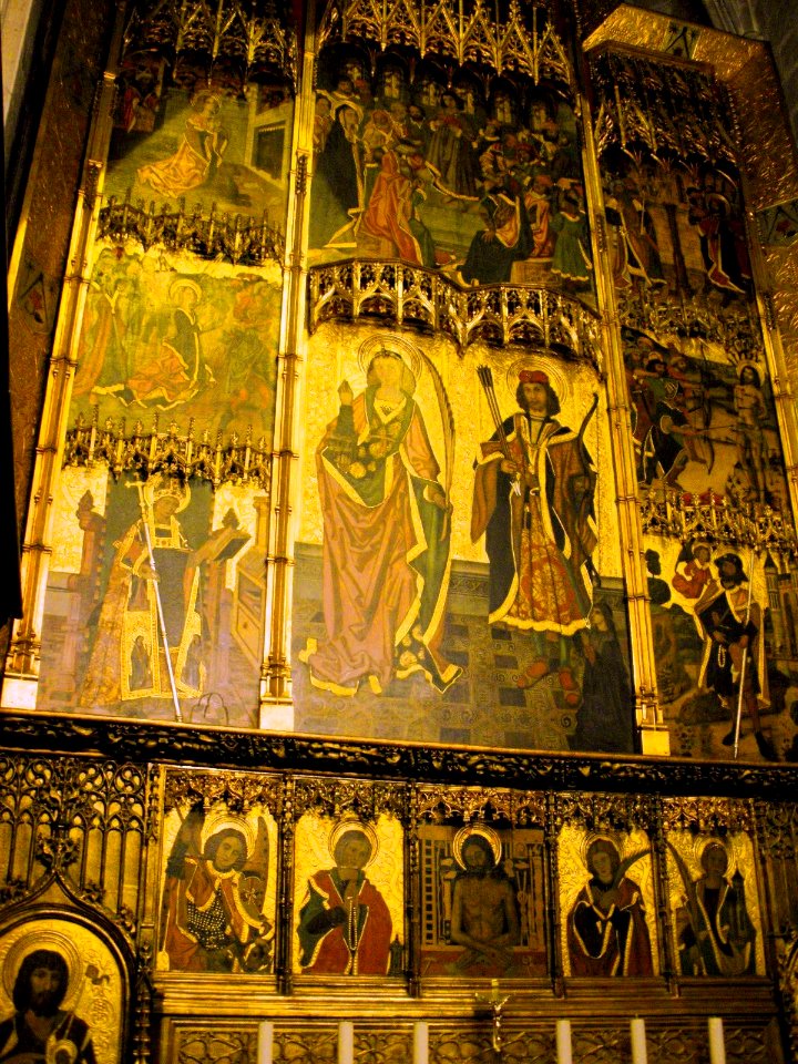 Barcelona - Catedral 013 - Capilla de Santa Tecla y San Sebastian