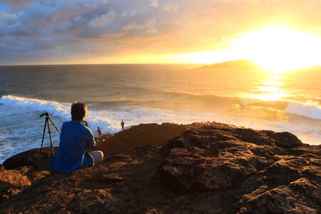 Landscape coast headland photo