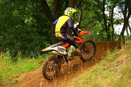 Enduro cross motorcycle photo