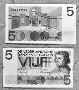 Bankbiljet van vijf gulden, Bestanddeelnr 919-9494