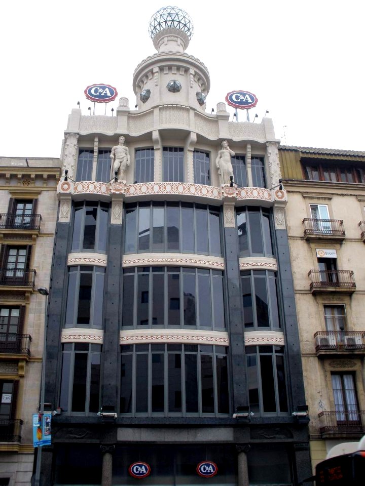 Barcelona - Carrer de Pelai - Magatzems El Siglo