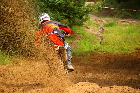 Action enduro sport