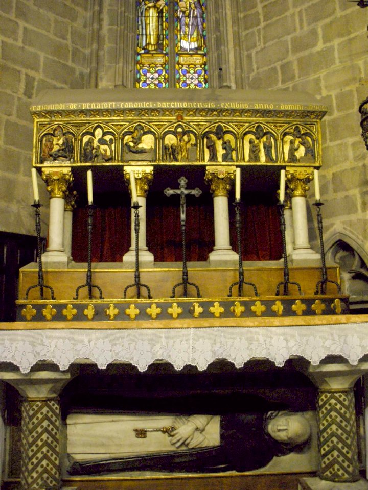 Barcelona - Catedral - Tumba de San Raimundo de Peñafort
