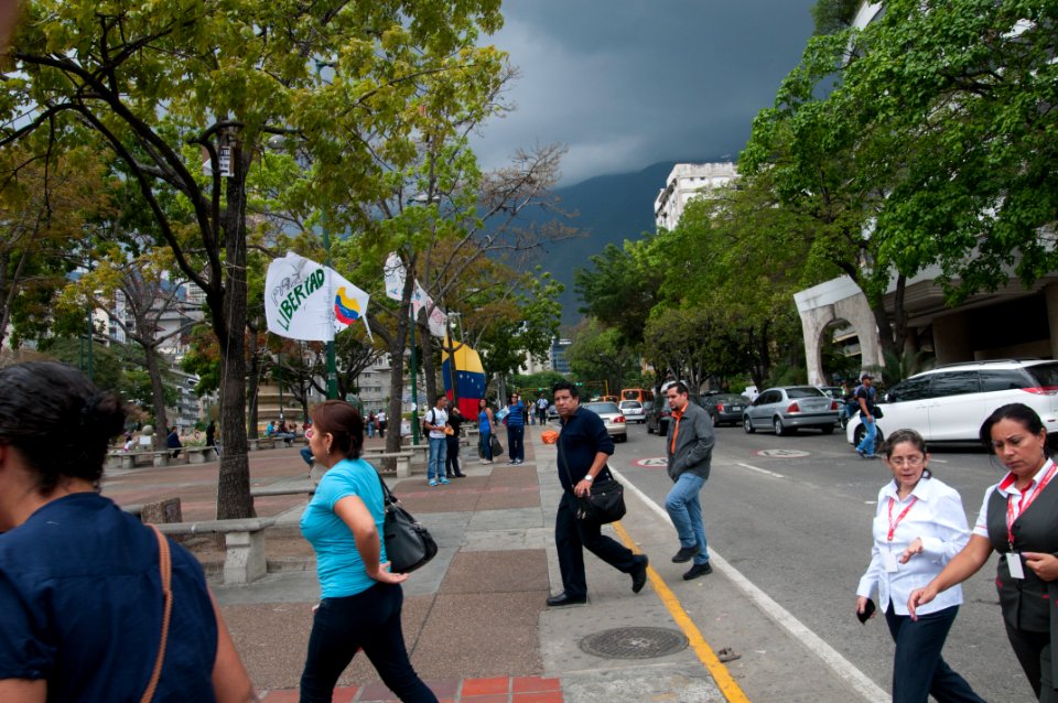 Banner at demonstrations and protests against Chavismo and Nicolas Maduro government 19