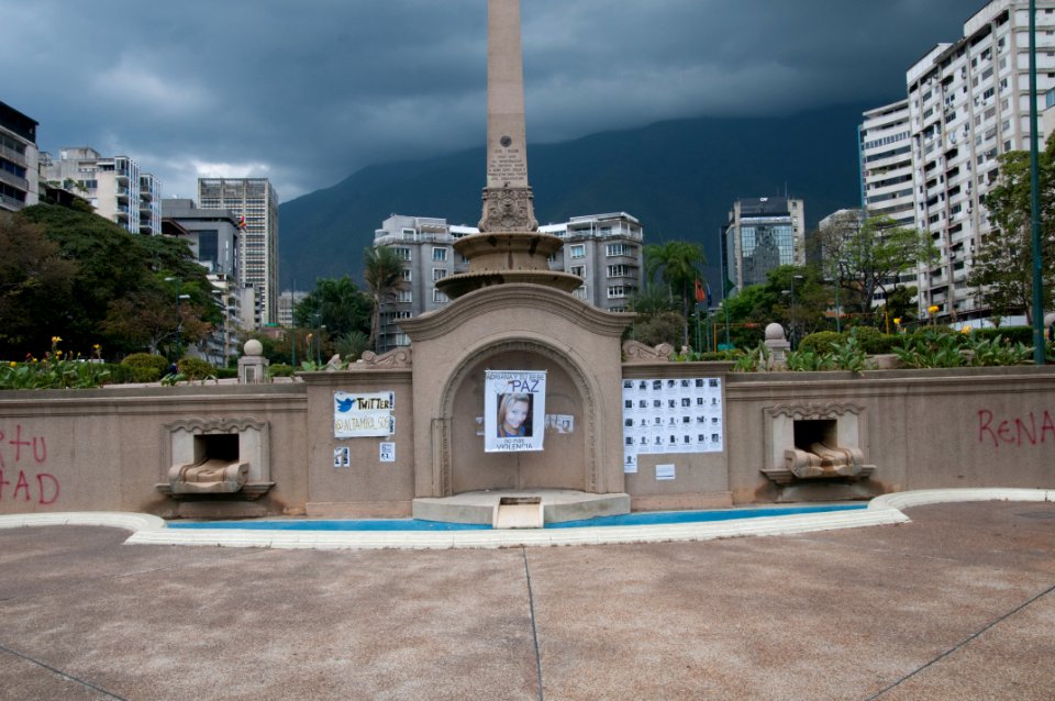 Banner at demonstrations and protests against Chavismo and Nicolas Maduro government 12