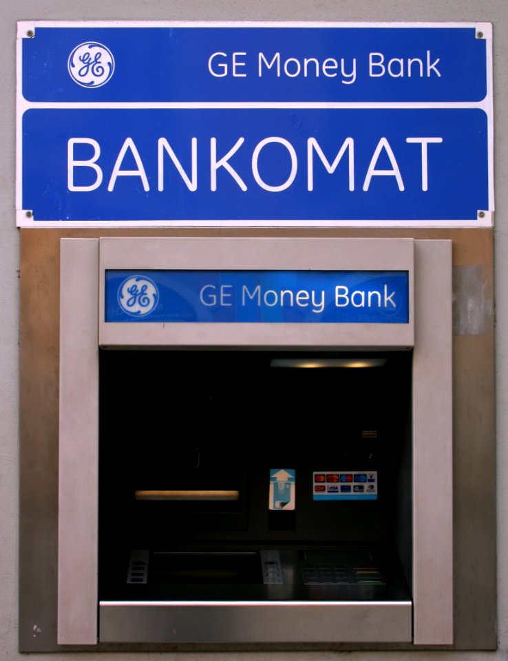 Bankomat in Tschechien Cheb